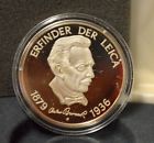1001 Leica Silver Commemorative Coin In Lucite Case And Original