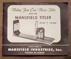 22228979760 Mansfield Titler Instructions For