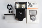 2500 Vivitar Flash Auto Thyristor Zoom Bounce Hot Shoe With Manual
