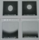 43.1205 Vignetter Glass Vintage Four Plates Free Shipping