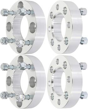 826118-5211-1458357001 Eccpp Two Pair Of 4x114.3 1.25 Inch Wheel Spacers 4 Lug 4x4.5 To 12x1.5 Studs