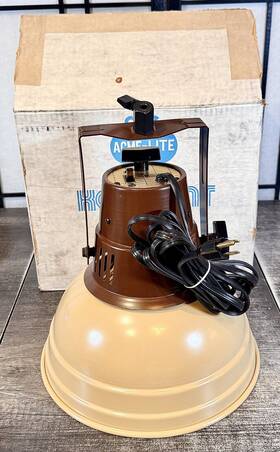 012-p Acme Vintage 12 Inch Acme-lite Deluxe Reflector With Box Nice