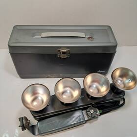 Gl101aw Adams Vintage Model 800w Indoor Portable Photography 4 Light Fixture