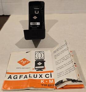 6843 Agfa Vintage Agfalux Ci K-m Original Box And Instructions No Bulbs