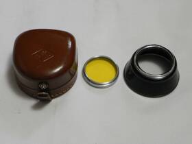 E35.5 Agfa 35.5mm Screw In N Shade With 2-s3 Lens Hood Genuine Lightweight