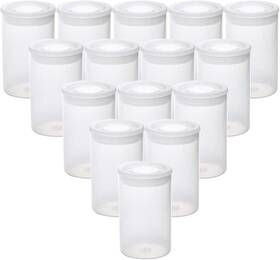 D-jn0013-qx Akiro Film Canisters With Caps 35 Mm Empty Camera Reel Storage Containers Case P