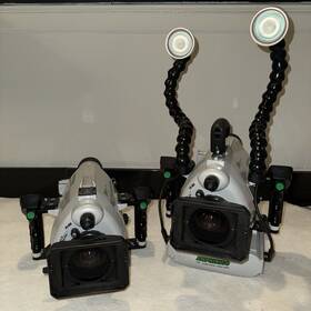 Vx2000 Amphibico Vh1000 2vx 3ccd Minidv Underwater Marine Camera Housing Vx1000