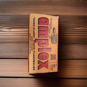 No.m2 Amplex Inch Sure-flash Photo Flashbulbs New Old Stock 12 Bulbs