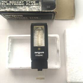 9168mc Argus Vintage Camera Flash Unit Universal Pocket Electronic