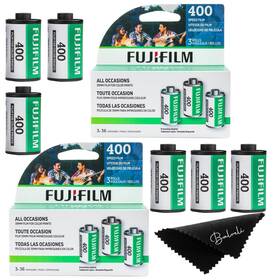 Fuji4006r Balveli Fujifilm 400 Film Bundle 6 Rolls 2x3 Pack 36 Exposures Each For 35mm Cameras