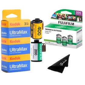 Um400fuji200bundle Balveli Kodak Ultramax 400 35mm Film 3-pack And Fujifilm 200 36exp 6 Total Bun