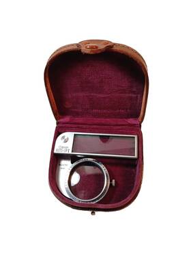 25761 Canon Rangefinder Auto Up I Close Lens Attachment With Leather Case