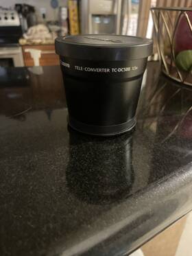 Tc-dc58b Canon Tele-converter 1.5x From Japan