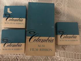 3306-08500 Columbia Vintage M-50 Film Black Ribbon Huge Lot 19 Rolls Part