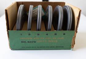 8479 Compco & Tower Euc Reel And Can Kit- 8mm- 6 Metal Reels Cans 400 Feet. Model No.8479