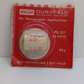 Px-27 Duracell Px27 Vintage Mallory Mercury Battery 5.6 Volts Sealed - Not Tested