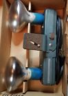 E23714-l20 Keystone Vintage Double Twin Bulb Movie Light Lamp Working