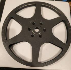 Eastman 941024820868 Kodak 400-ft Super 8mm Metal Take-up Movie Projector Reel Black