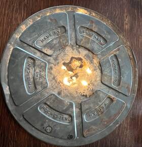 2373 Eastman Kodak Vintage Film Can #2373 Movie Reel Tin Rochester Ny 35mm