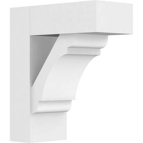 Bktp05x12x14oly05 Ekena Millwork 5 Inch X 14 12 Olympic Bracket With Block Ends Standard Architectural