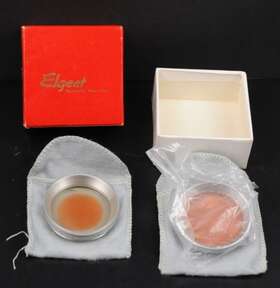 Ttf85 Elgeet Vintage Screw In Orange Filter For Cine-turret Type A Set Of 2