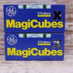 Ge 043168424080 Vintage Nos Magicubes General Electric Magic 5 Cubes
