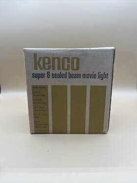 875n Ge Vtg Kenco Super 8 Movie Lite With Grip And Mounting Bracket Fastship New
