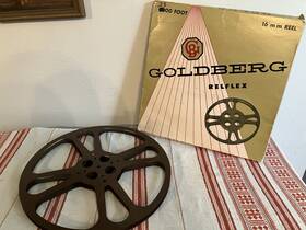 20rs Goldberg Vtg Reflex 2000 Foot 16mm Reel New Old Stock No. Original Box 15 Inch