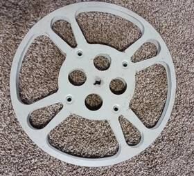 122017 Goldberg Bros. Vintage Metal Film Reel 10.5 Inch Made In Usa