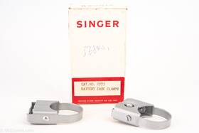 2771 Graflex Singer Division Battery Case Clamps Cat No Set Of 2 In Box V27