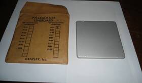 9181 Graflex One New Old Stock Inch 45 Pacemaker Lensboard - Undrilled #9181