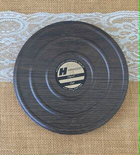 Harwood 051126-tbgwb60 Vintage 1970s Empty 8mm Film Canister With Reel Faux Wood Flip Top