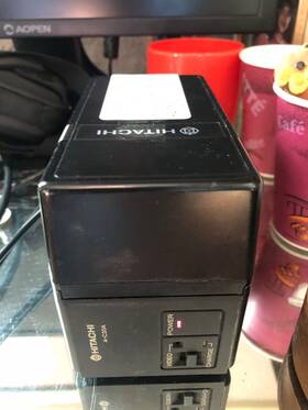 Vm-bp22 Hitachi A-c20a Charger And Rechargeable Battery 12v