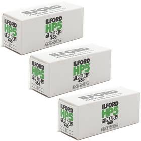 Ilford 610696429360 3 Rolls Hp5 400 120 Film