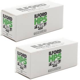 Ilford 707129265388 Hp5 Plus Black And White Negative Film Iso 400 120 Roll 2-pack