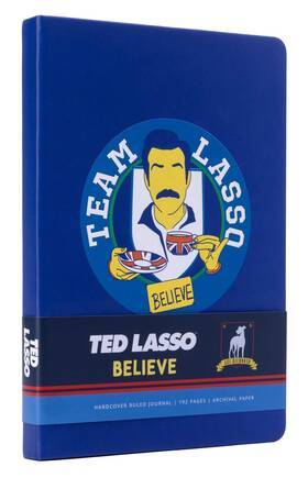 B0cbqhstp6 Insight Editions Ted Lasso Believe Hardcover Journal - Lined Pages Inspirational Quotes