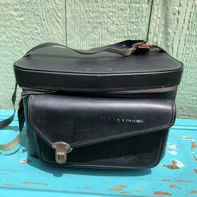 Pb-26 Kane-m-brand Rare Vintage Kali Bag Retro Film Camera Leather Case Handcrafted In Japan