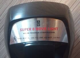 E-38487-4 Keystone Super 8 Movie Light Model Black Bright In Original Box