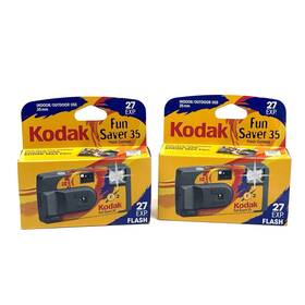 091417dbt2 Kodak 011124jet 2 Fun Saver 35 Flash Camera 27 Exp 35mm 2004 -