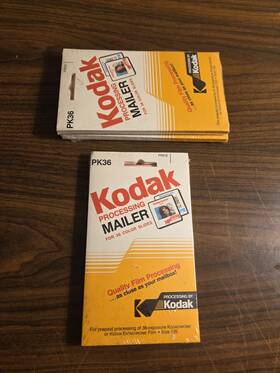 Kodak 041771458164 Lot Of 15 3 Packs 5 Vintage Mailer For 36-exposure 135 Film Sealed