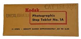 152-3388 Kodak Photographic Step Tablets No. 1a