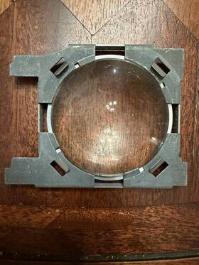 153712 Kodak Vintage Projector Condenser Lens In Metal Holder