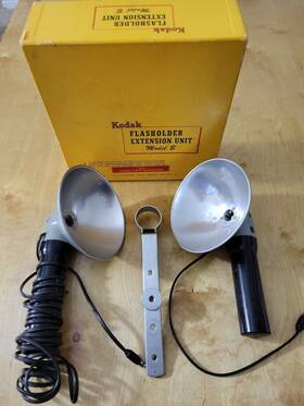 194478 Kodak Flasholder Extension Unit Model B Boxed