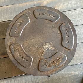 2408 Kodak Vintage Eastman Co. Made In Usa Empty Film Tin Cannister 10.5 Inch Diameter