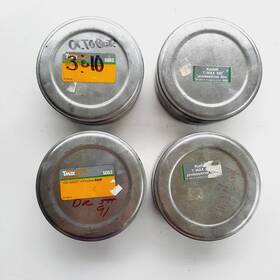 85616 Kodak 5053 4 Vintage T-max 400 Professional Film Canister Kp Usa No