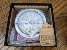 8239 Kodak Vintage Red Darkroom Timer Model New Original Box And Shrink Wrapped