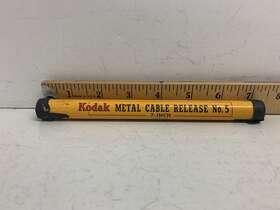 A008 Kodak Vintage Metal Cable Release No. 5 - 7 Inch 17.8 Cm