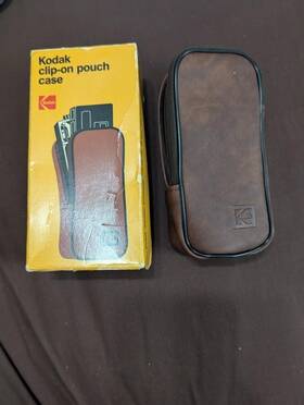Kodak C21c Vintage Clip On Pouch Case New In Box Cat 109 9530
