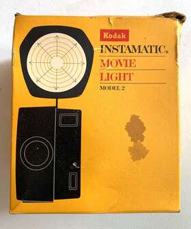 D-376 Kodak Instamatic Movie Light Model 2 Vintage Works Original Box