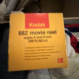D882 Kodak Vintage 882 Movie Reel Super 8 And 8mm 200ft With Box